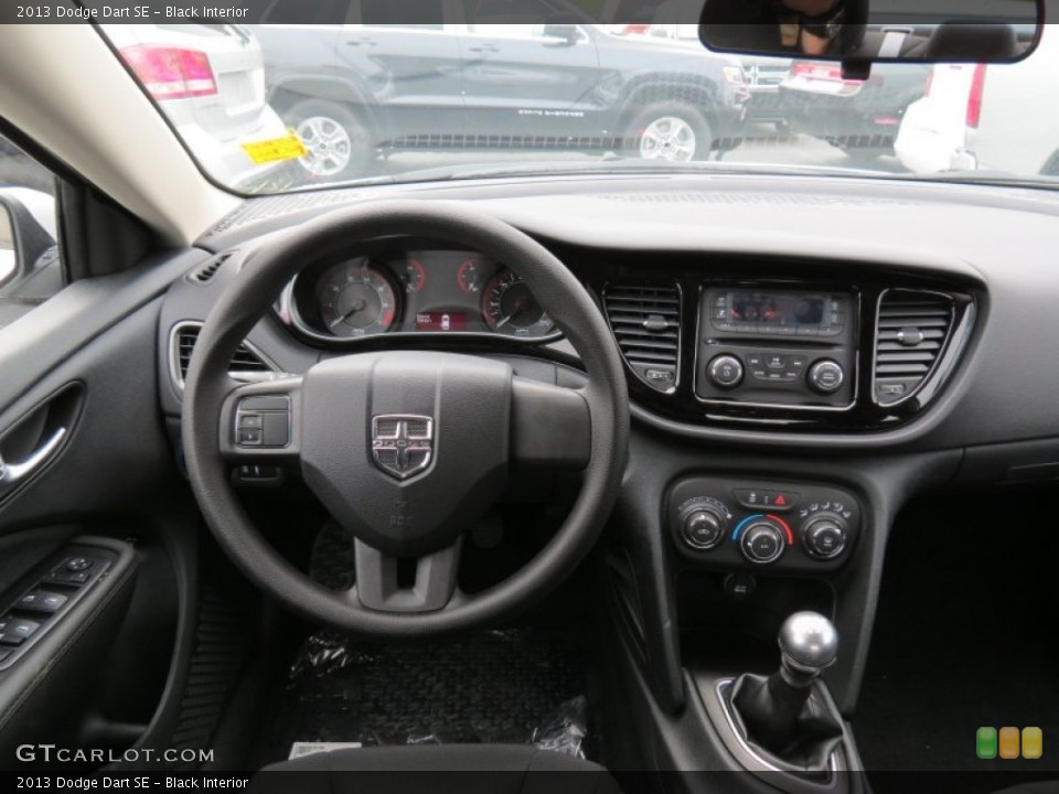 Black Interior Dashboard for the 2013 Dodge Dart SE #79789845