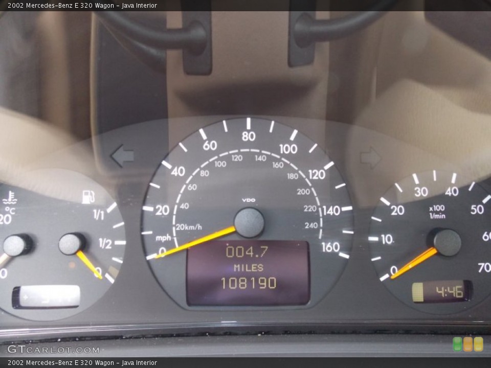 Java Interior Gauges for the 2002 Mercedes-Benz E 320 Wagon #79789963