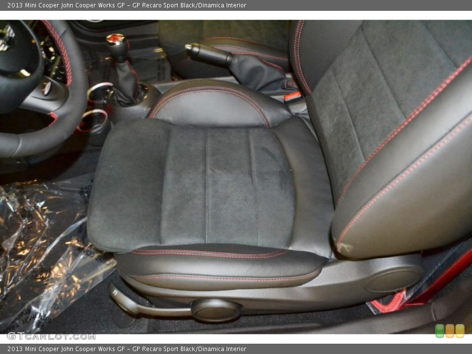 GP Recaro Sport Black/Dinamica Interior Front Seat for the 2013 Mini Cooper John Cooper Works GP #79790101