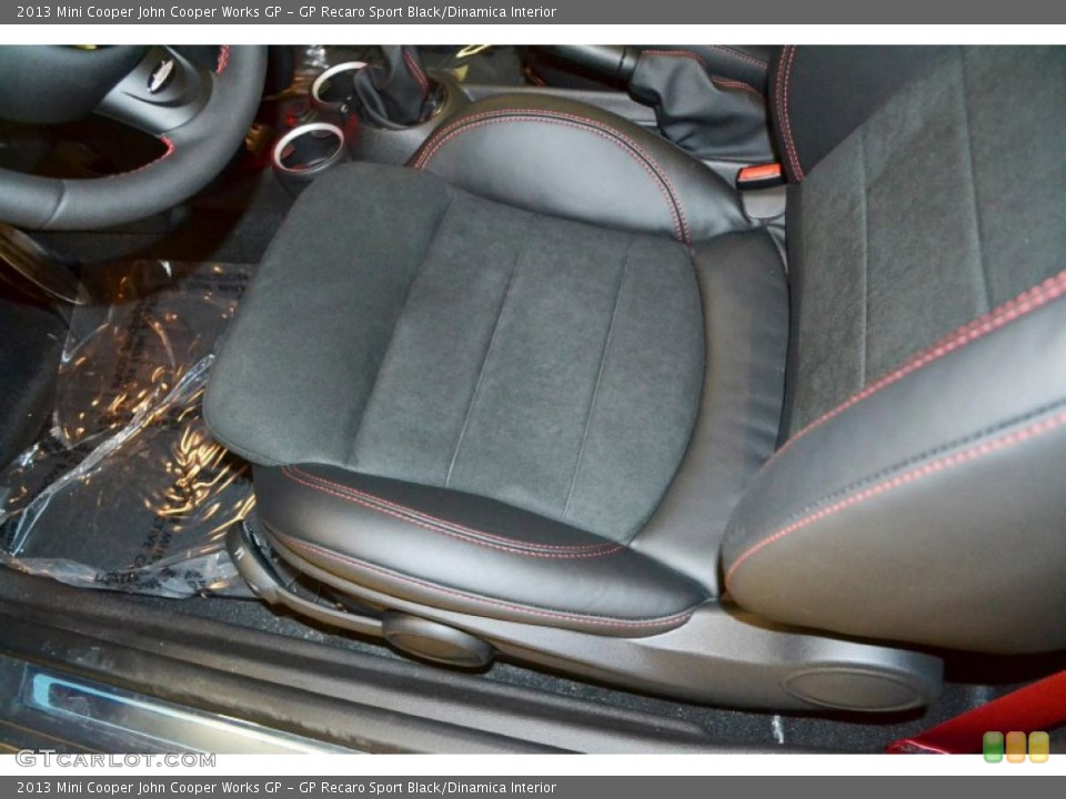 GP Recaro Sport Black/Dinamica Interior Front Seat for the 2013 Mini Cooper John Cooper Works GP #79790300