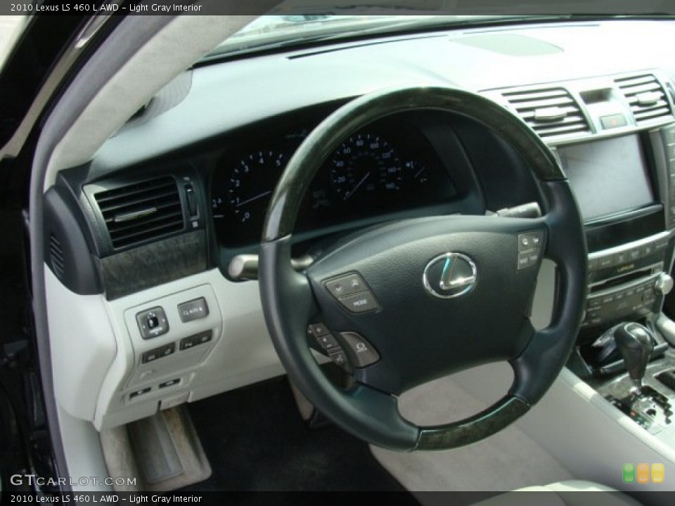 Light Gray Interior Steering Wheel for the 2010 Lexus LS 460 L AWD #79790908