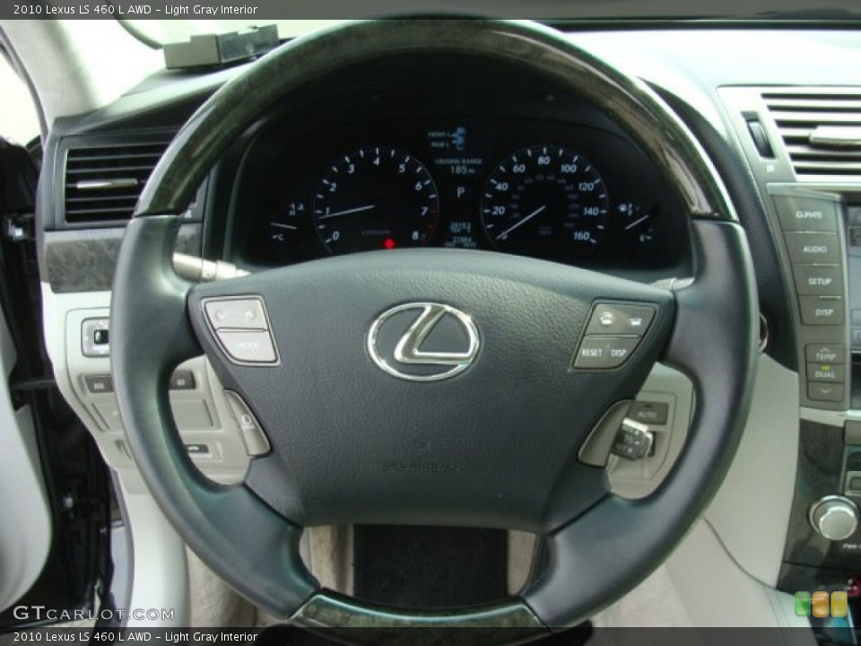 Light Gray Interior Steering Wheel for the 2010 Lexus LS 460 L AWD #79790974