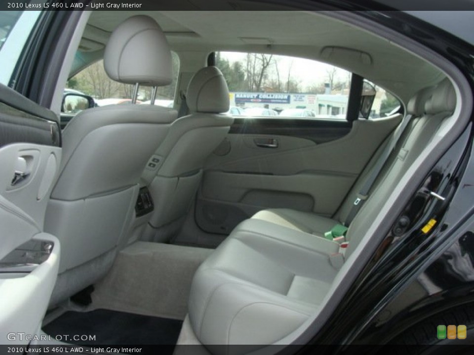 Light Gray Interior Rear Seat for the 2010 Lexus LS 460 L AWD #79791048