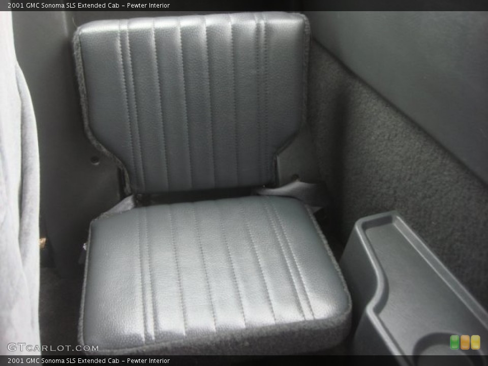 Pewter Interior Rear Seat for the 2001 GMC Sonoma SLS Extended Cab #79792527