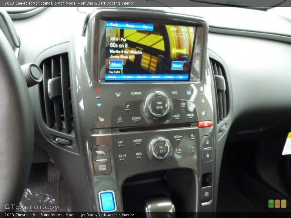 Jet Black/Dark Accents Interior Controls for the 2013 Chevrolet Volt  #79792590