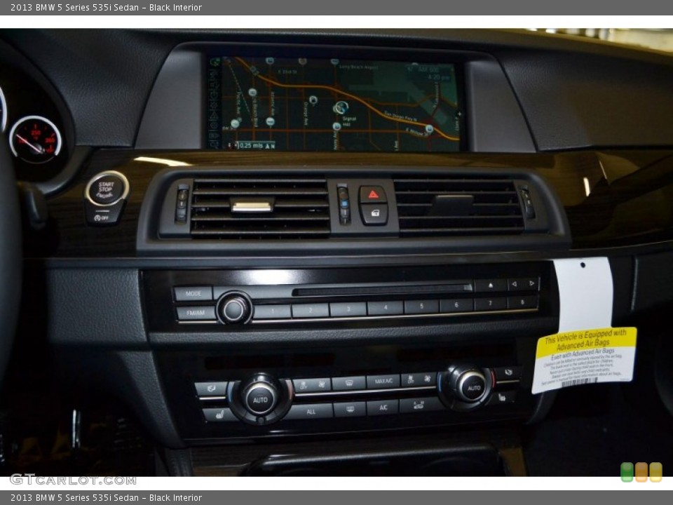 Black Interior Controls for the 2013 BMW 5 Series 535i Sedan #79793494