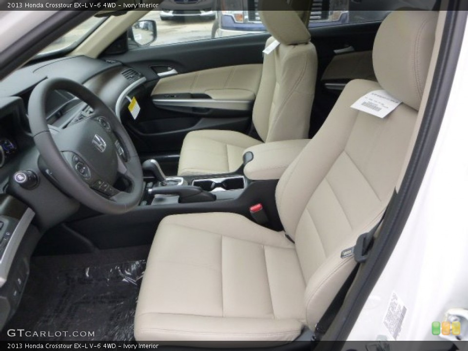 Ivory Interior Photo for the 2013 Honda Crosstour EX-L V-6 4WD #79795741