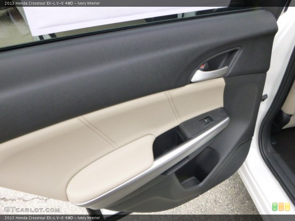Ivory Interior Door Panel for the 2013 Honda Crosstour EX-L V-6 4WD #79795782