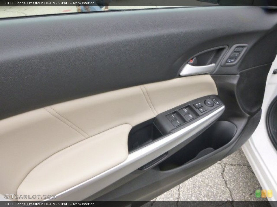 Ivory Interior Door Panel for the 2013 Honda Crosstour EX-L V-6 4WD #79795801