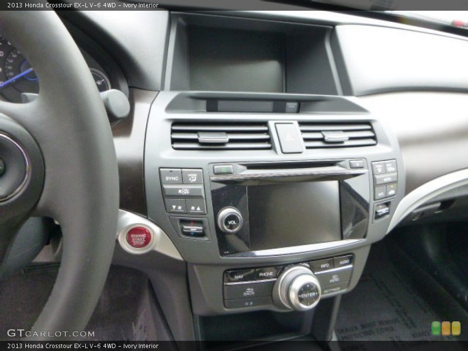Ivory Interior Controls for the 2013 Honda Crosstour EX-L V-6 4WD #79795860