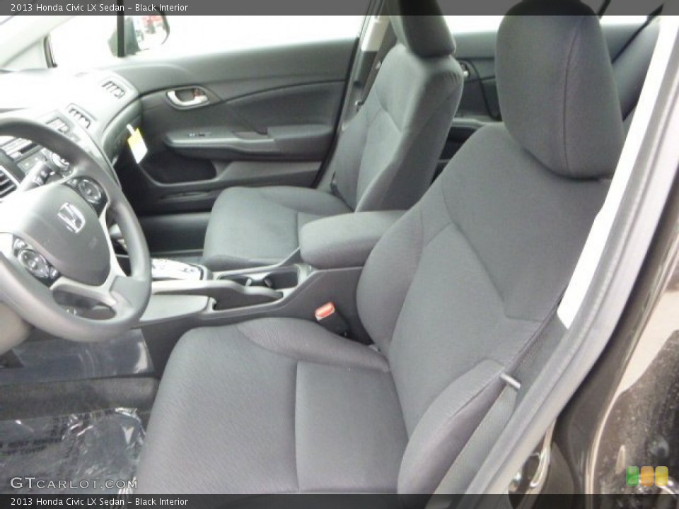 Black Interior Photo for the 2013 Honda Civic LX Sedan #79798009