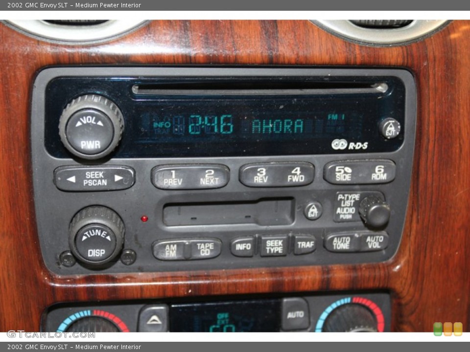 Medium Pewter Interior Audio System for the 2002 GMC Envoy SLT #79798896