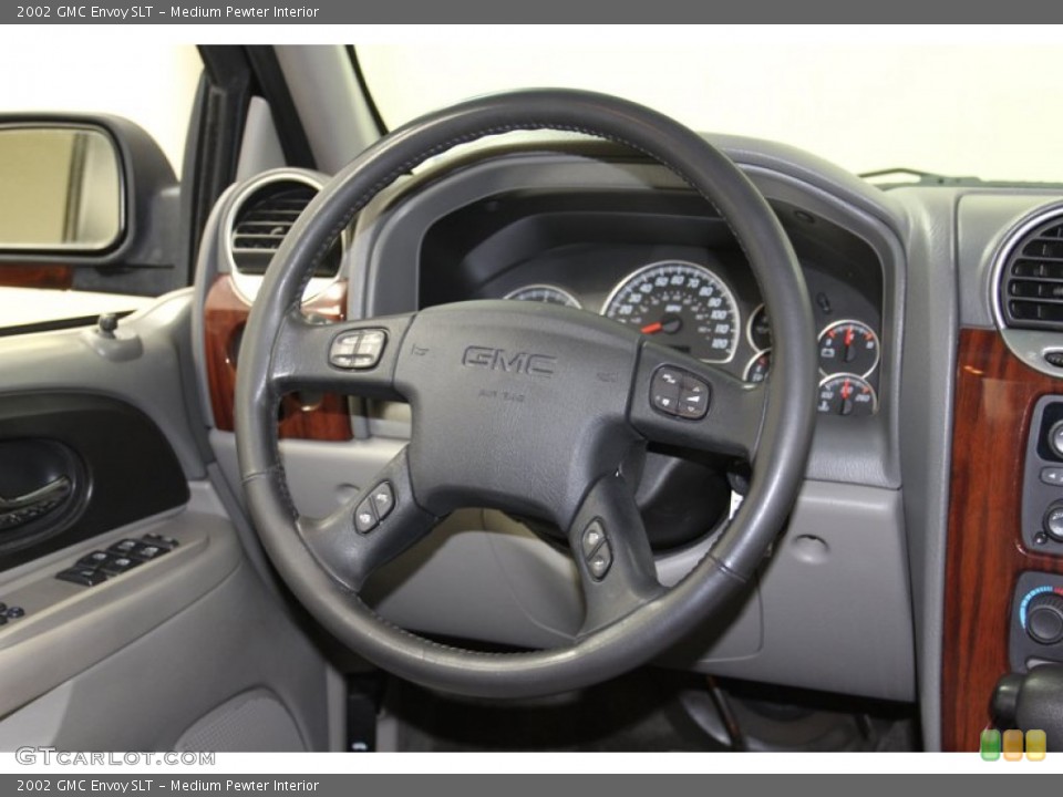 Medium Pewter Interior Steering Wheel for the 2002 GMC Envoy SLT #79799029