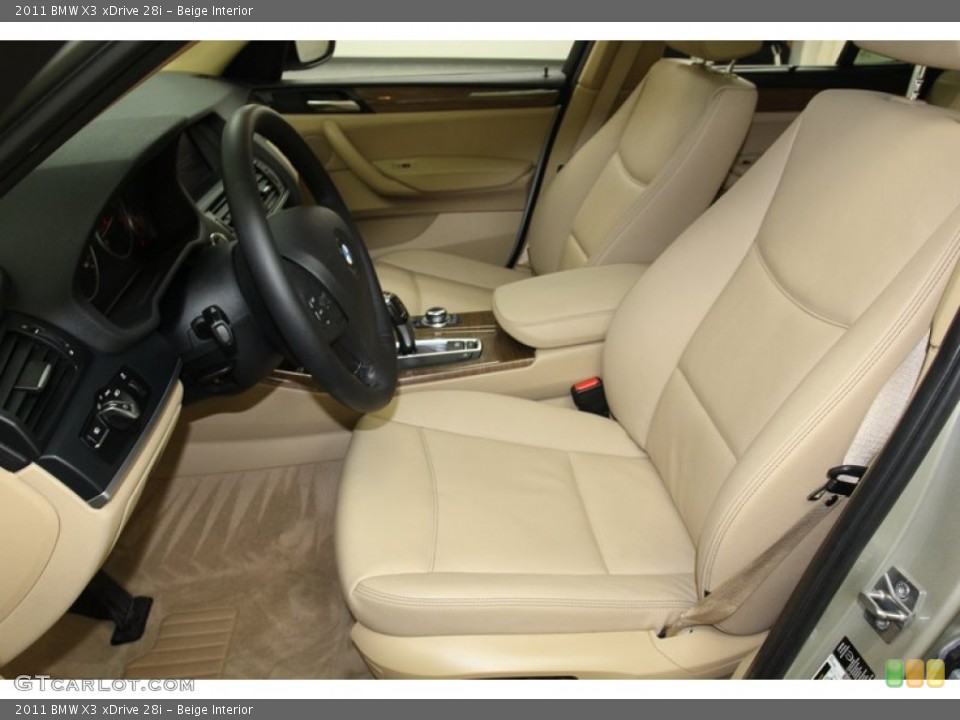 Beige Interior Photo for the 2011 BMW X3 xDrive 28i #79800058
