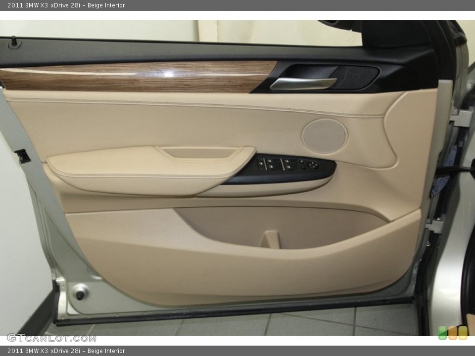 Beige Interior Door Panel for the 2011 BMW X3 xDrive 28i #79800193