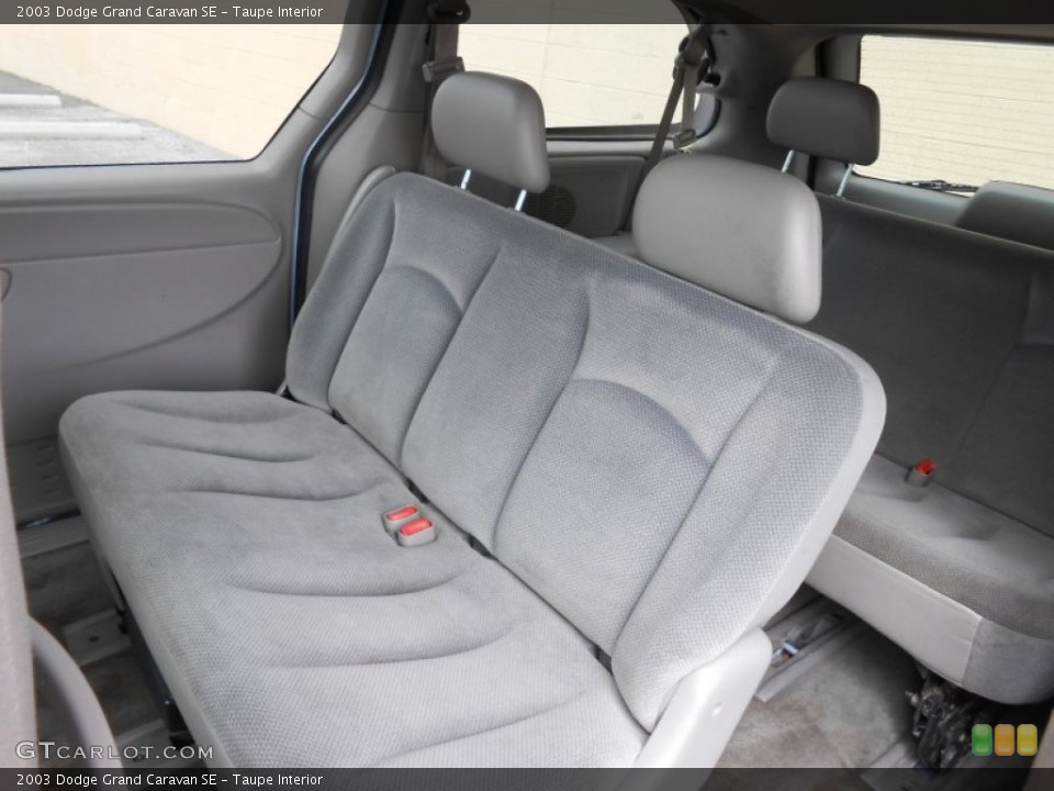 Taupe Interior Rear Seat for the 2003 Dodge Grand Caravan SE #79800334