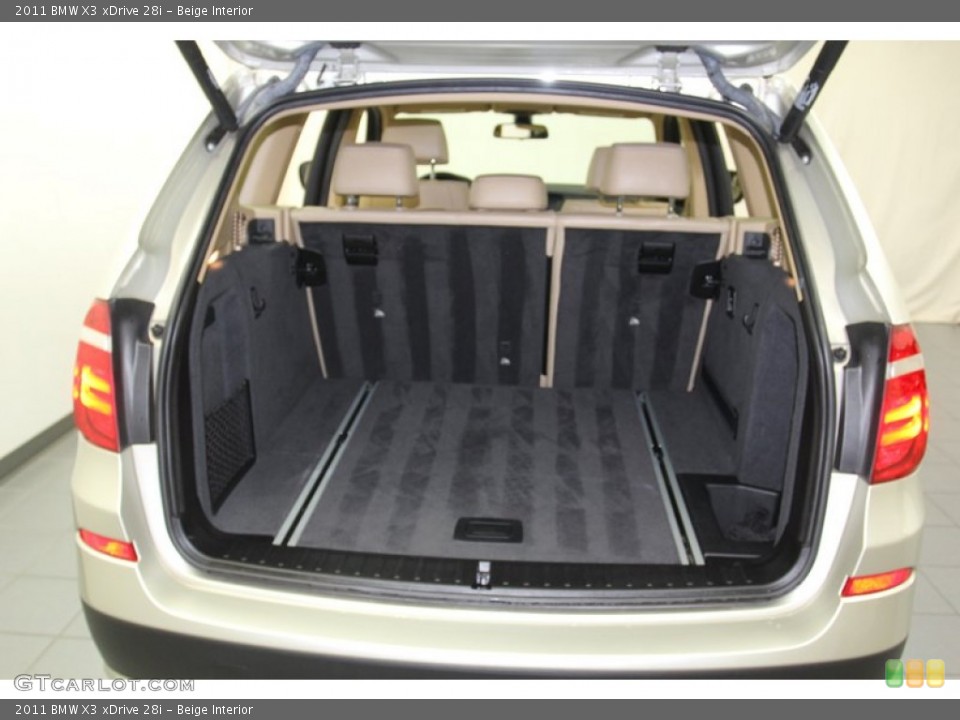 Beige Interior Trunk for the 2011 BMW X3 xDrive 28i #79800466