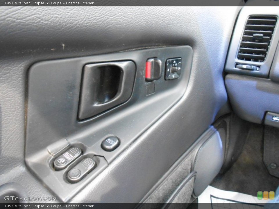 Charcoal Interior Controls for the 1994 Mitsubishi Eclipse GS Coupe #79801150