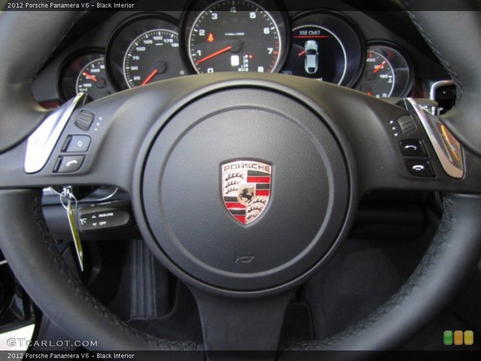 Black Interior Steering Wheel for the 2012 Porsche Panamera V6 #79801156