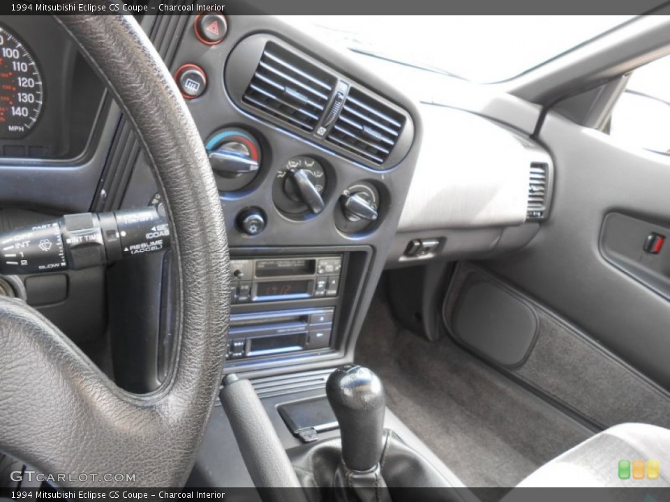 Charcoal Interior Controls for the 1994 Mitsubishi Eclipse GS Coupe #79801166