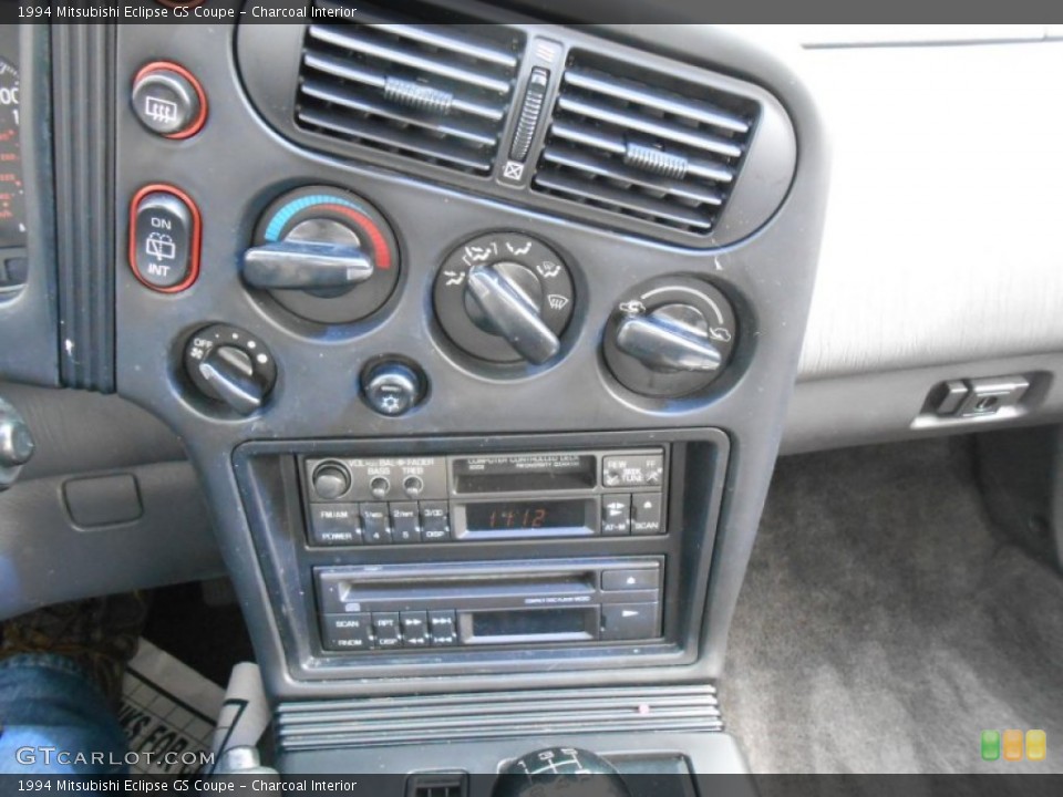 Charcoal Interior Controls for the 1994 Mitsubishi Eclipse GS Coupe #79801186