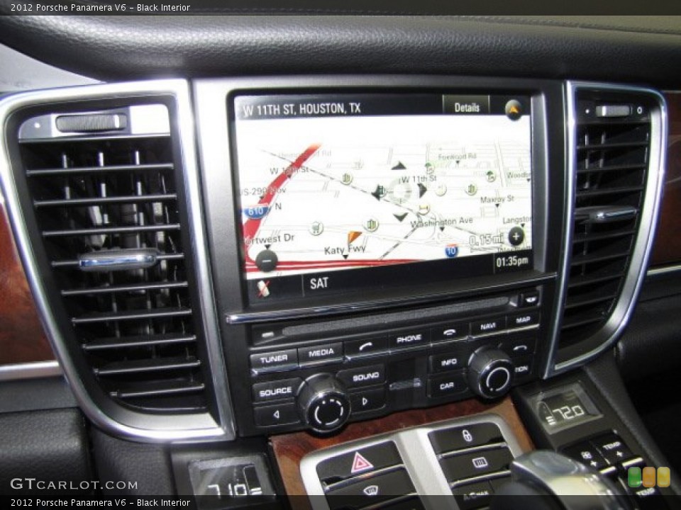 Black Interior Navigation for the 2012 Porsche Panamera V6 #79801231