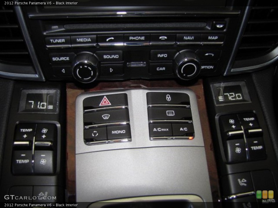Black Interior Controls for the 2012 Porsche Panamera V6 #79801254