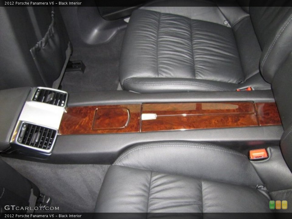 Black Interior Rear Seat for the 2012 Porsche Panamera V6 #79801405
