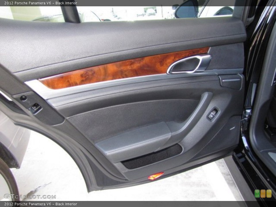 Black Interior Door Panel for the 2012 Porsche Panamera V6 #79801591