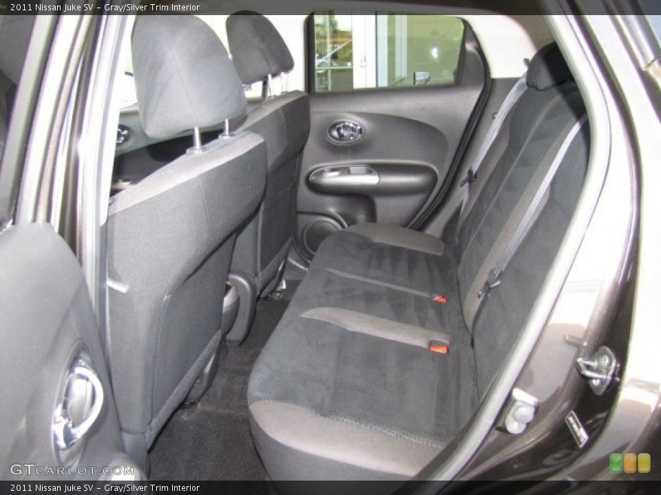 Gray/Silver Trim Interior Rear Seat for the 2011 Nissan Juke SV #79801882