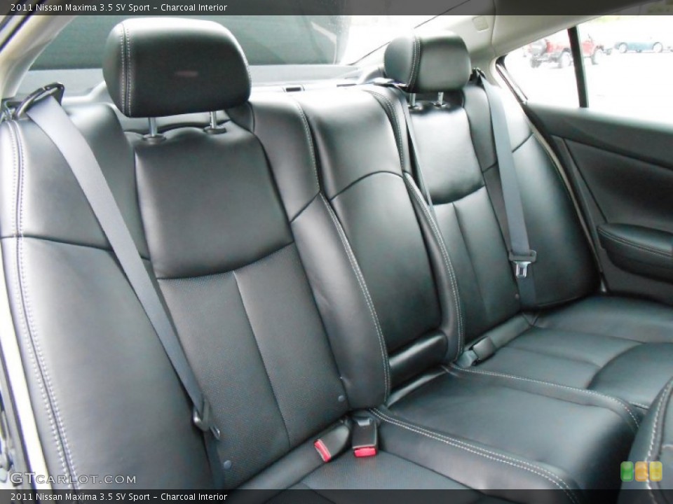 Charcoal Interior Rear Seat for the 2011 Nissan Maxima 3.5 SV Sport #79802300