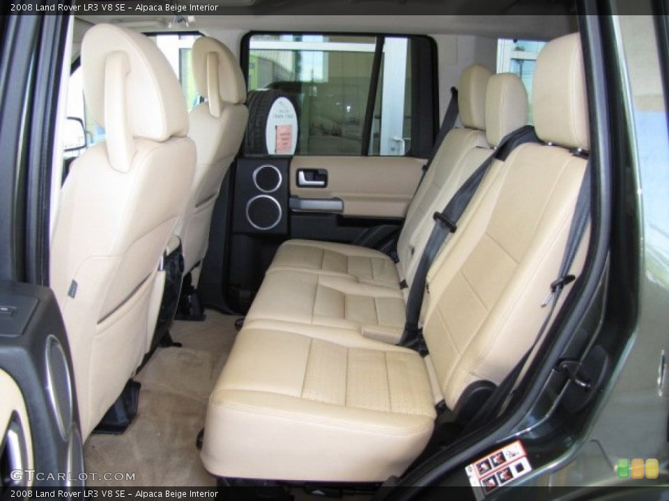 Alpaca Beige Interior Rear Seat for the 2008 Land Rover LR3 V8 SE #79802587
