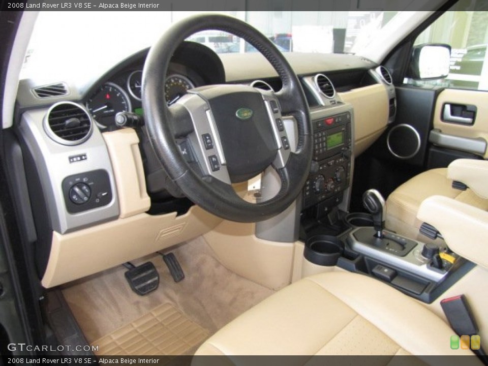 Alpaca Beige 2008 Land Rover LR3 Interiors