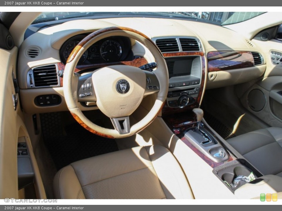 Caramel Interior Dashboard for the 2007 Jaguar XK XK8 Coupe #79803446