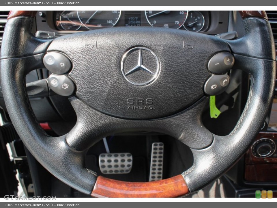 Black Interior Steering Wheel for the 2009 Mercedes-Benz G 550 #79803898