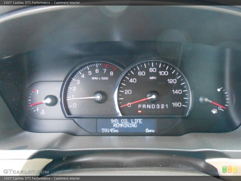 Cashmere Interior Gauges for the 2007 Cadillac DTS Performance #79804046