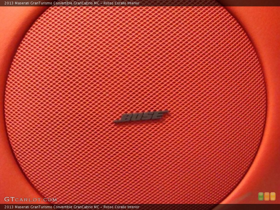 Rosso Corallo Interior Audio System for the 2013 Maserati GranTurismo Convertible GranCabrio MC #79804165
