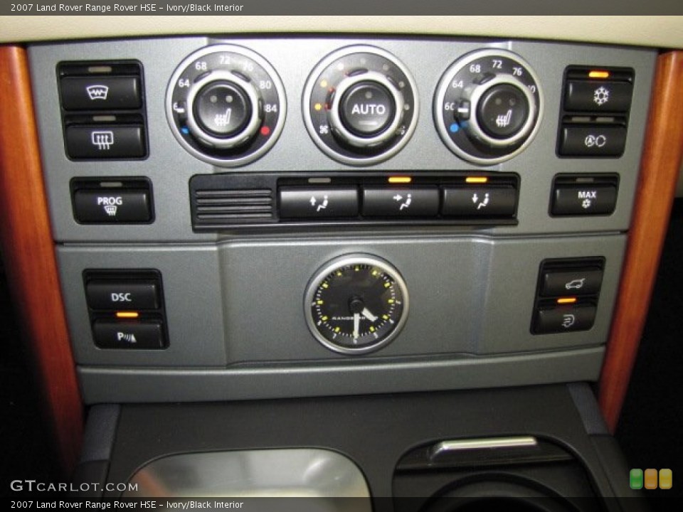 Ivory/Black Interior Controls for the 2007 Land Rover Range Rover HSE #79804345
