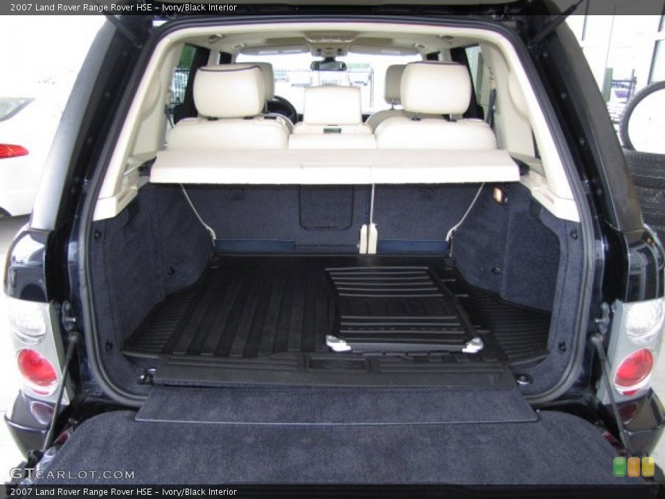 Ivory/Black Interior Trunk for the 2007 Land Rover Range Rover HSE #79804421