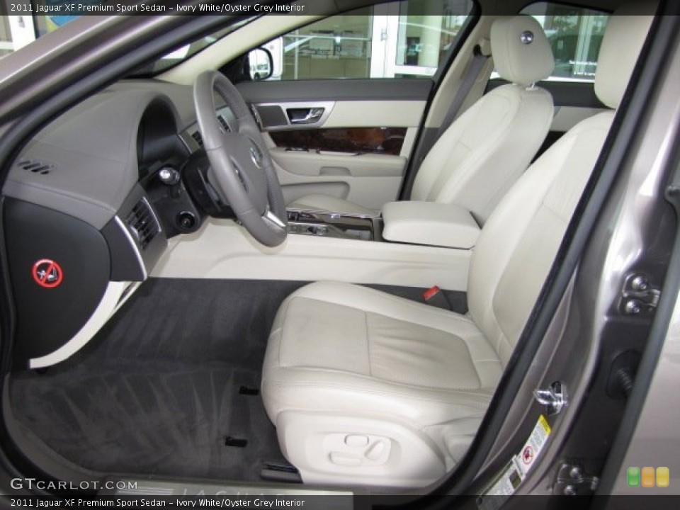 Ivory White/Oyster Grey Interior Photo for the 2011 Jaguar XF Premium Sport Sedan #79804834