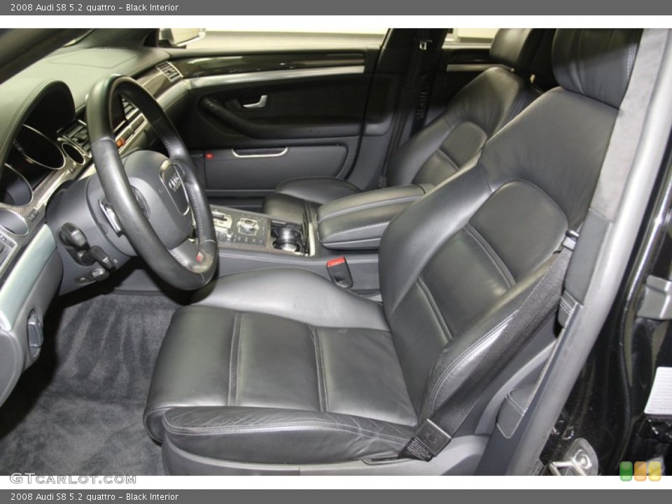 Black Interior Photo for the 2008 Audi S8 5.2 quattro #79805909