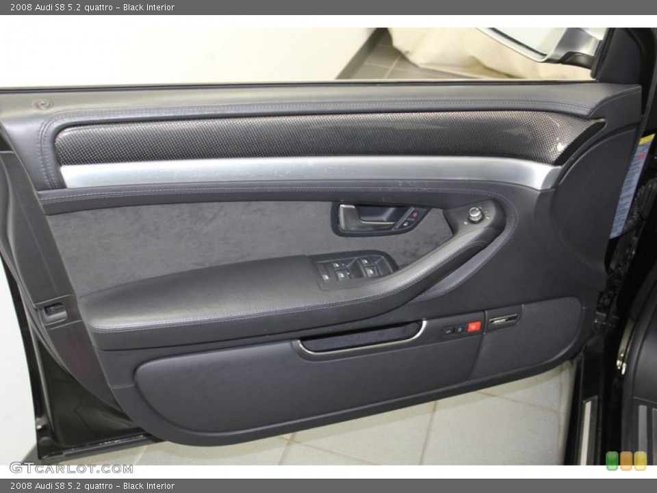 Black Interior Door Panel for the 2008 Audi S8 5.2 quattro #79805926