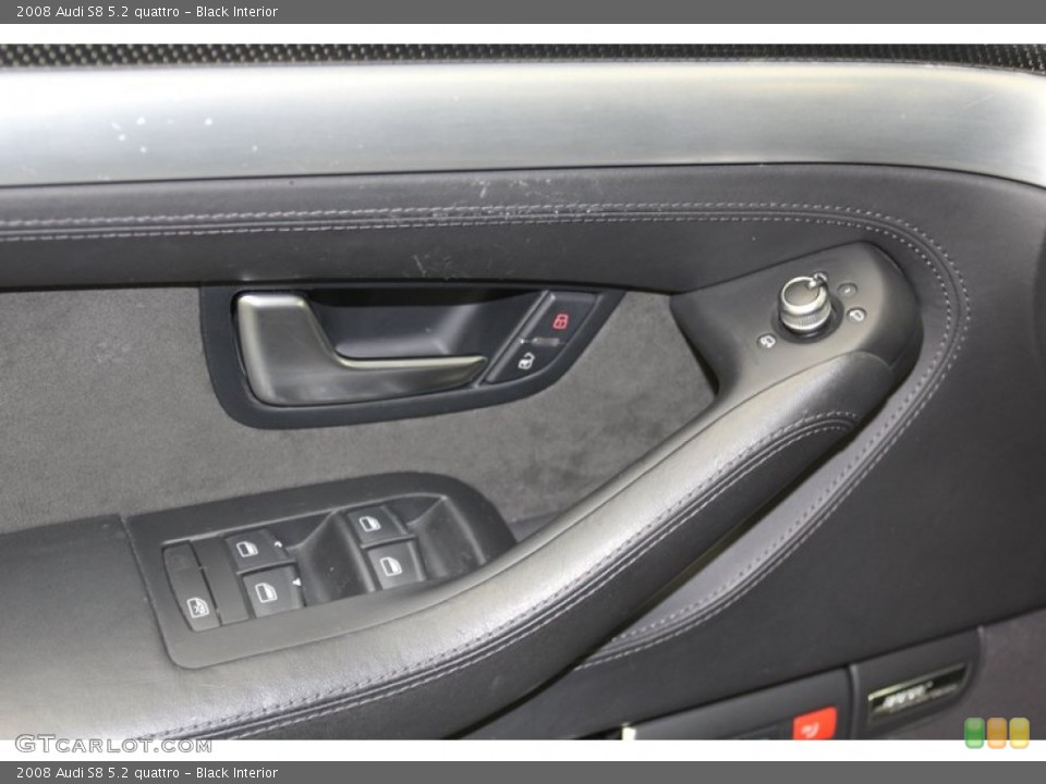 Black Interior Controls for the 2008 Audi S8 5.2 quattro #79805932