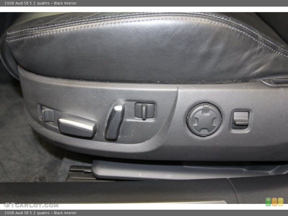 Black Interior Front Seat for the 2008 Audi S8 5.2 quattro #79805959