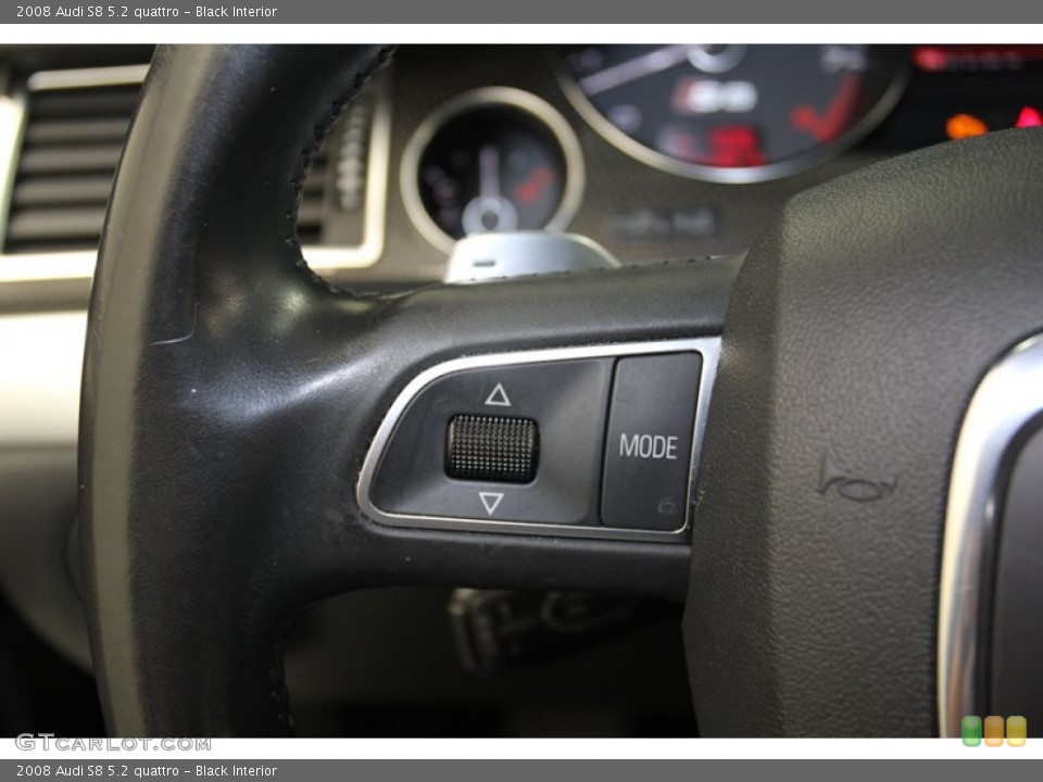 Black Interior Controls for the 2008 Audi S8 5.2 quattro #79806078