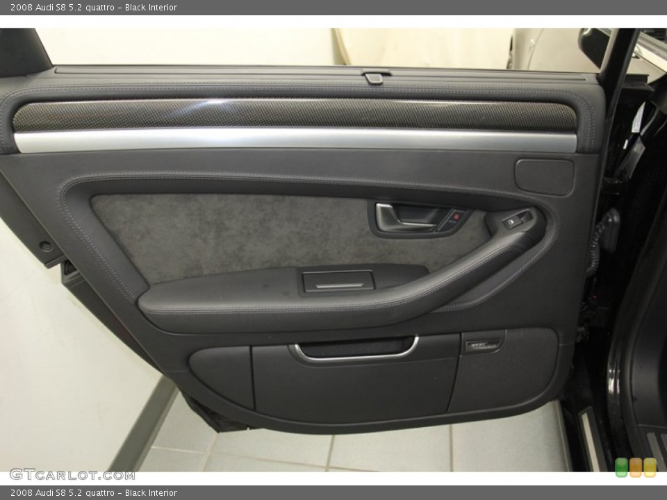 Black Interior Door Panel for the 2008 Audi S8 5.2 quattro #79806112