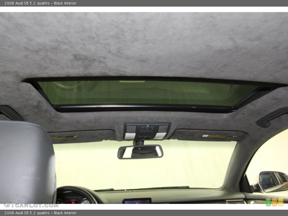 Black Interior Sunroof for the 2008 Audi S8 5.2 quattro #79806130
