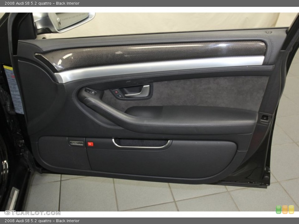 Black Interior Door Panel for the 2008 Audi S8 5.2 quattro #79806223