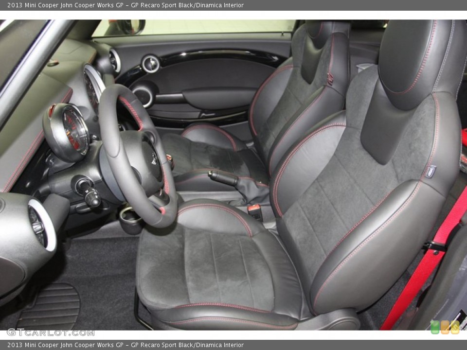 GP Recaro Sport Black/Dinamica Interior Front Seat for the 2013 Mini Cooper John Cooper Works GP #79806433