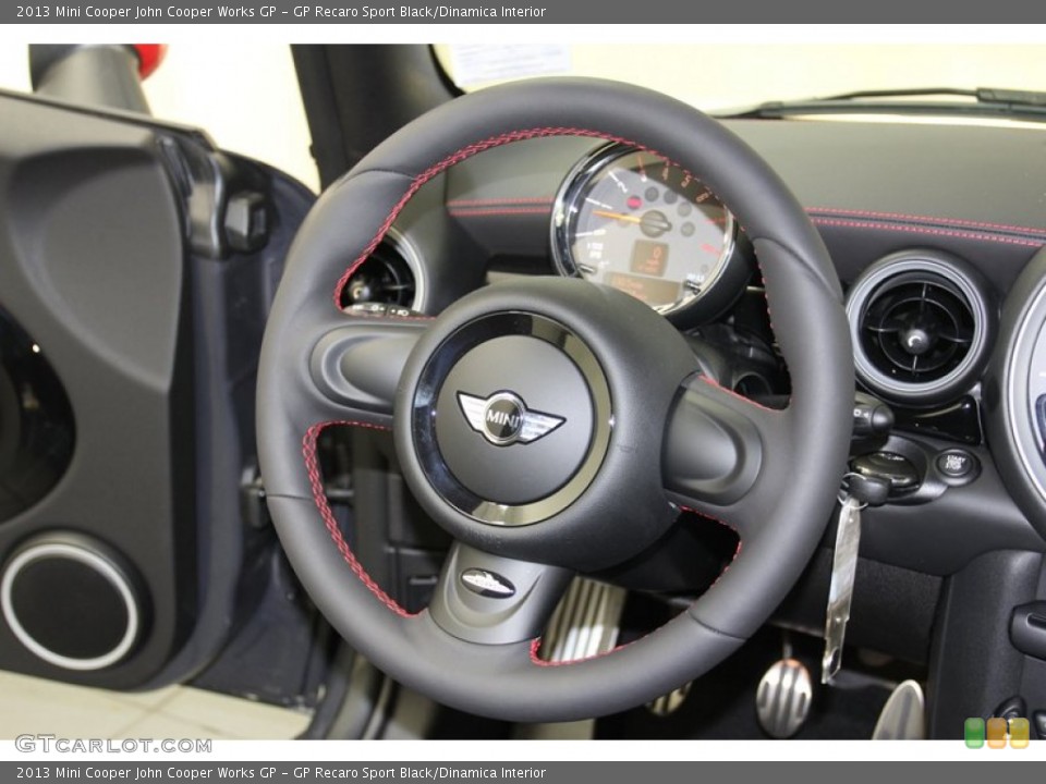 GP Recaro Sport Black/Dinamica Interior Steering Wheel for the 2013 Mini Cooper John Cooper Works GP #79806529